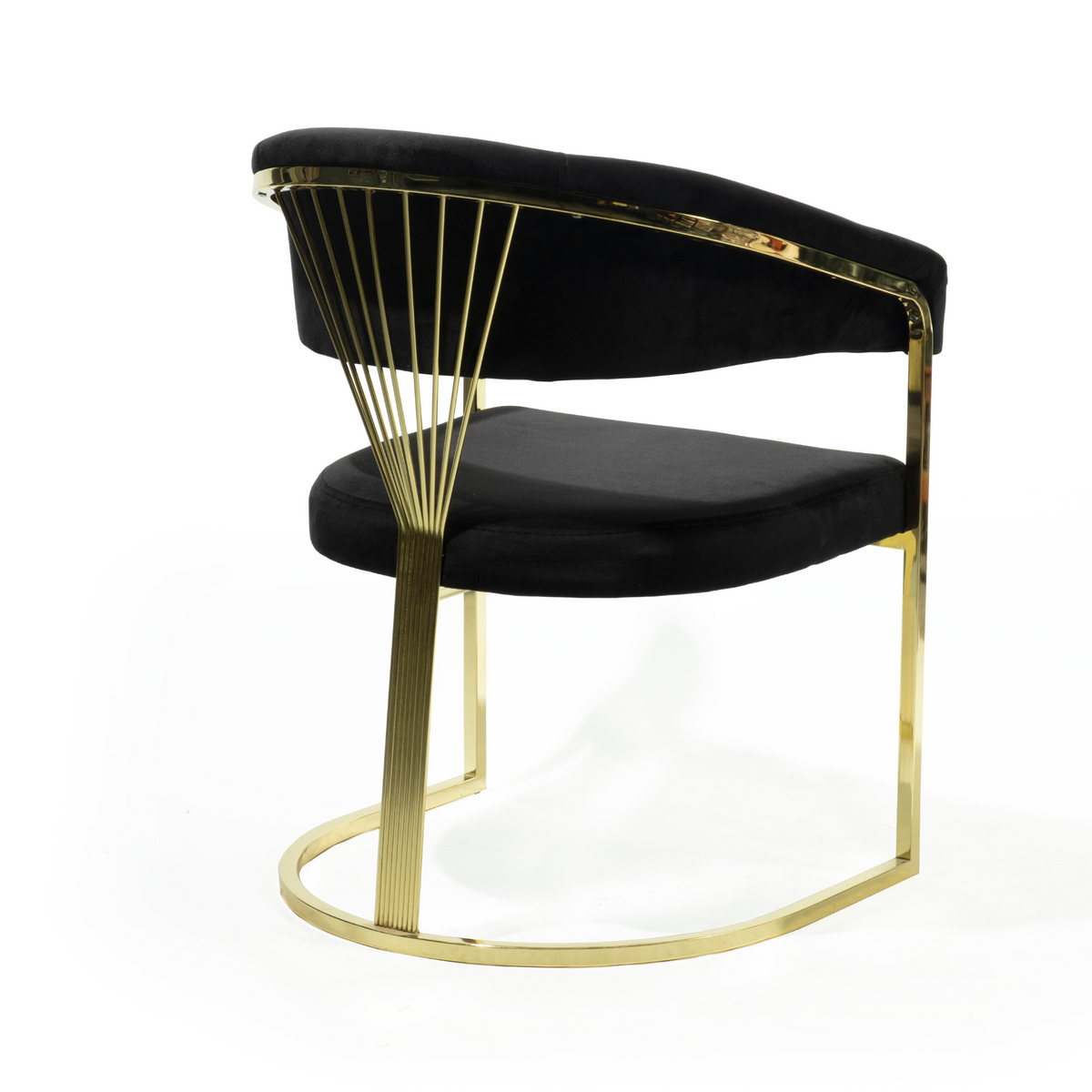 Kijova, kijova.ca, kiova furniture dining chair navy velvet with gold legs